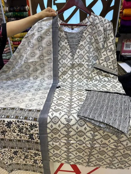 কটন থ্রি পিস কালেকশন